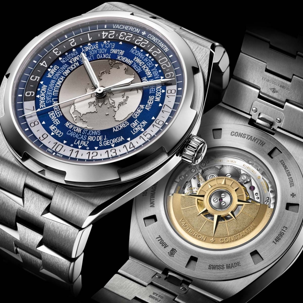 aaa replicas Relojes de lujo suizos espana Vacheron Constantin Overseas World Time SIHH 2016