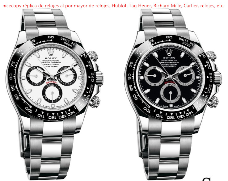 Replicas Relojes de lujo aaa suizos espana Rolex Daytona Steel Ceramic ref.116500ln